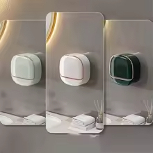 Boîte murale en ABS avec couvercle étanche pour rangement de savon et articles divers de salle de bain – Vente en gros - Product Image 4