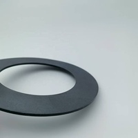 Joint d'étanchéité en PTFE rempli de carbone-graphite, joint en plastique PTFE anti-usure pour vannes de pompe à faible friction, bagues d'étanchéité
