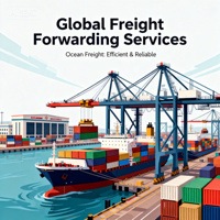 Agent maritime professionnel Transitaire 20GP 40HQ Chine vers États-Unis Dakota du Nord CIF vers tous les ports Transport spécial DDP