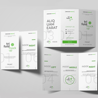 A4 A5 Brochure étanche Impression/brochure Impression Flyer Personnalisé Imprimé Accordéon Plis Utilisateur Guilde Manuel d'instructions