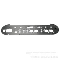 Châssis de haut-parleur en aluminium Welltop, fabrication directe, panneau CNC et usinage, accessoires pour amplificateur audio, 50 lots disponibles