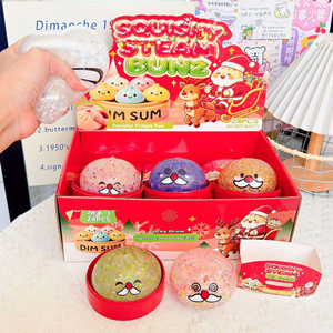 ของเล่นบีบซิลิโคนรูปซานตาคลอสแบบกล่องสุ่มลายคริสต์มาส ของเล่นบีบคลายเครียดแบบจำลองสร้างสรรค์ - Product Image 5