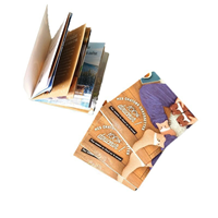 Impression de livret personnalisé de taille mini avec reliure de point de selle