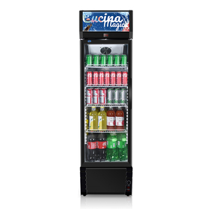 Congeladores Verticales para Supermercados, Refrigerador con Puerta de Vidrio para Exhibición de Bebidas, Vitrina Refrigerada de 288L - Product Image 6