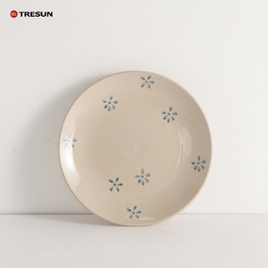Juego de vajilla de 16 piezas de gres pintado a mano de primera calidad, apto para microondas sin plomo, apto para lavavajillas, para uso doméstico y en restaurantes - Product Image 3