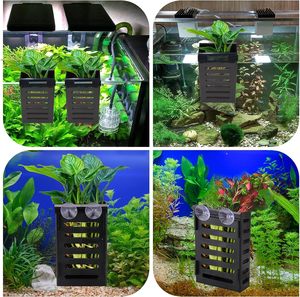 Support pour plantes d'<span class=keywords><strong>aquarium</strong></span> avec crochets et ventouses, pots suspendus pour plantes aquatiques pour décorations d'<span class=keywords><strong>aquarium</strong></span> - Product Image 6