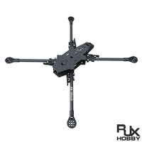 Kit de châssis pliable en fibre de carbone RJXHOBBY A6 15 pouces pour drone de course FPV RC