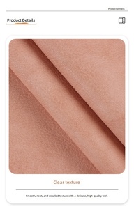 80 couleurs en stock ; Tissu en cuir style Crazy Horse résistant à l'abrasion ; Accessoires en cuir semi-PU à dos effiloché de 1,1 mm - Product Image 6
