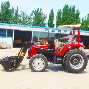 중국 공장 100hp 160hp 농업 트랙터 백호 트랙터 프론트 로더이있는 소형 농장 트랙터 농업 장비