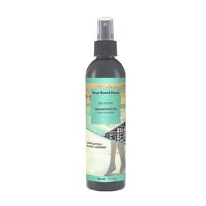 USA-Made 32 Fl oz (1 Quart) Private Label Pure <b>Magnesium</b> Oil <b>Liquid</b> Topical Mineral Supplement for Skin Muscle Relaxation - Product Image 1