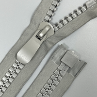 # 20 Fermetures éclair à glissière ouverte en résine robuste et écologique avec grandes dents, options de couleur personnalisées pour sacs de vêtements et textiles de maison