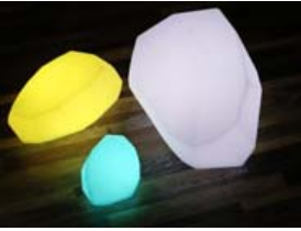 Luz LED Impermeable para Exteriores IP65 con Motivo de Piedra Brillante para Navidad, Lámparas Decorativas para Festivales, Patios, Jardines y Espacios Culturales - Product Image 1