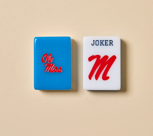 Fichas de Mahjong Acrílicas Hotty Toddy Ole Miss, 160 Piezas Estilo Americano con Cartas Joker Universales - Product Image 2