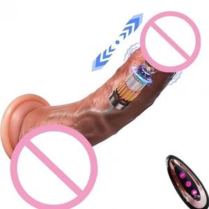 هزاز سيليكون واقعي بـ10 حركات دفع و10 اهتزازات، لعبة جنسية ناعمة للنساء مع تحفيز للنقطة G والشرج - Product Image 1