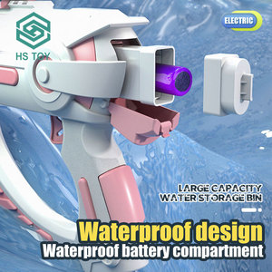 Hs Zomer Strand Outdoor Party Elektrisch Waterpistool Pistool Automatisch Usb Opladen Plastic Elektrisch Speelgoed - Product Image 5