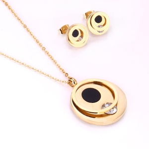 <b>Pearl</b> Creative Fashion Women Gold Plated Jewelry <b>Set</b> Manufacturer Stainless Steel Jewelry <b>Sets</b> - Product Image 5