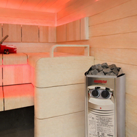 Chauffe-sauna Harvia 10-12 kW avec panneau de commande numérique pour utilisation en extérieur