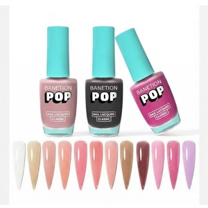 Esmalte de Uñas Clásico, Acabado Brillante y Elegante, Color de Uñas Suave, Aplicación con Brocha, Larga Duración, Producto Cosmético de Belleza - Product Image 4