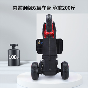 รถมอเตอร์ไซค์ไฟฟ้าสำหรับเด็ก สีแดง 3 ล้อ รถของเล่นขับเคลื่อนด้วยแบตเตอรี่สำหรับเด็กชายและเด็กหญิง - Product Image 5