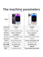 iPhone 14 Pro de Segunda Mano en Excelentes Condiciones, Versión China 5G, Pantalla Super Retina XDR de 6.1 Pulgadas y 120Hz