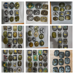 Boucles de Ceinture Tête de Vache Western en Alliage de Zinc Lisse Variées, Accessoires Plaqués Bronze pour Soins des Chevaux et Bovins - Product Image 6