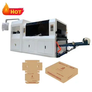 Automatic Paper Cake Bowl Tea Cup Fan Blank Plate Cutting Machine Roll Paper Cup Die Cutting Machine