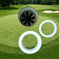 Réducteur de trou de golf en plastique avec logo personnalisé, aide portable pour l'entraînement au putting sur green, cadeau pour golfeur