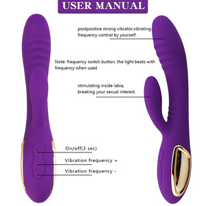 Massaggiatore Vaginale Ricaricabile USB in Silicone Morbido, Prodotti per Adulti, Vibratori Rabbit - Product Image 4
