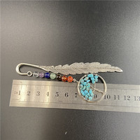 Marque-page Arbre de Vie en Pierre Sept Couleurs, Série Plume de Jade Cristal Rétro, Style Coréen Unisexe, pour eBay Jc942