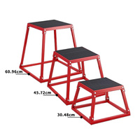 Plataforma de Salto Pliométrico Desmontable, Caja de Salto Progresiva para Entrenamiento Físico en Gimnasio