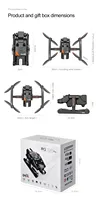 Nouveau 2026 700 PRO Drone Pliable sans Balais 6 Canaux 2.4G WiFi Contrôlé par Application pour Débutants avec Double Caméra et Évitement d'Obstacles