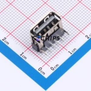 HX 10.0 HC6.3 JB USB Connector Through hole Component (THT) Connector Type-A USB 2.0 Female Right Angle Insert - Product Image 1