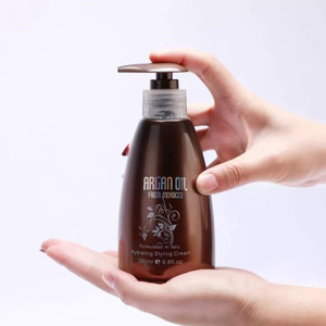 Trattamento per <span class=keywords><strong>Capelli</strong></span> Ricci Nutriente Profondo Nuspa Private Label <span class=keywords><strong>Crema</strong></span> Styling <span class=keywords><strong>Idratante</strong></span> con Olio di Argan Naturale - Product Image 2