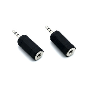 De plástico y cobre de <span class=keywords><strong>2</strong></span>,5mm mono macho a <span class=keywords><strong>3</strong></span>,5mm ESTÉREO/mono jack Adaptador de audio - Product Image 1