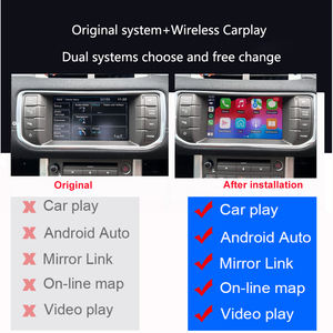 Android Auto para Land <span class=keywords><strong>Rover</strong></span> Jaguar XF <span class=keywords><strong>Range</strong></span> <span class=keywords><strong>Rover</strong></span> <span class=keywords><strong>Evoque</strong></span> <span class=keywords><strong>Discovery</strong></span> navegación USB DSP Car Play Apple Wireless Carplay - Product Image 3