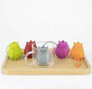 Creativo animale gatto cane cuore fragola ombrello umano borsa a forma di cacca in Silicone carino filtro da tè infusore - Product Image 6