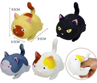 Mainan Fidget Squishy Stretch Kucing Penghilang Stres untuk Anak-Anak