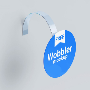 Miễn Phí Thiết Kế Vòng Tròn/Hình Bầu Dục/Hình Chữ Nhật/Tùy Chỉnh Hình Dạng Kệ Wobbler Siêu Thị Kệ Talker - Product Image 6