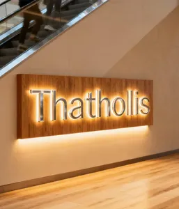 Letras Arquitectónicas Iluminadas con Halo a Precio de Fábrica, Personalizadas para Fachadas de Edificios, Entradas, Monumentos e Identificación de Plazas Comerciales - Product Image 1