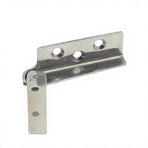 Bisagra de esquina industrial de acero para puerta plana de barco, de alta resistencia, con instalación por tornillo, herraje de bisagra de correa - Product Image 4