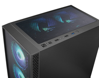 Cpu de ordenador de escritorio, conjunto completo para juegos, funda de pc V602, malla