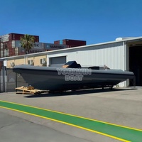Bateau pneumatique rigide de luxe certifié CE de 9,6 m pour 20 personnes, idéal pour la navigation sportive en haute mer