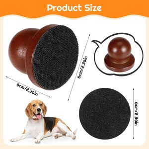 En stock : griffoir à ongles rond en bois pour chien, lime/râpe à ongles pour chien, lime/râpe à ongles amovible en bois pour animaux de compagnie. - Product Image 5