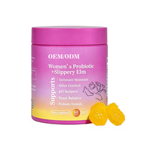 Gummies Probiotiques Intimes Personnalisées pour Femmes, Formule à l'Orme Rouge, Favorise l'Équilibre du pH et la Santé de la Flore, Marque Privée Disponible
