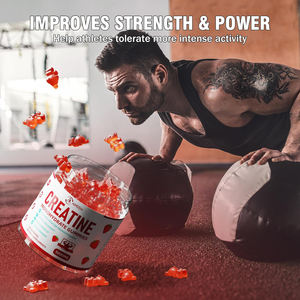 Gomitas de Monohidrato de Creatina Veganas, Excelente Precio, Aumenta la Energía, Suplemento Pre-Entrenamiento, Aumento de Peso, Dulces de Gomitas de Creatina - Product Image 5