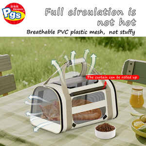 PRODIGY PETBY02 katlanabilir seyahat yavru taşıyıcı yumuşak taraflı Cet taşıyıcı yıkanabilir havayolu onaylı evcil hayvan taşıyıcı büyük kediler için - Product Image 6
