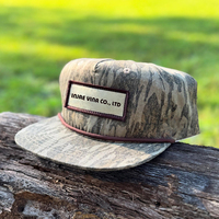 Nuevos modelos 256 forma pato Camo Bottomland Camo sombrero cinco paneles caza sombrero camionero gorra 5 paneles camuflaje Snapback sombrero