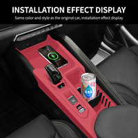 Accessoires de décoration intérieure pour Geely Coolray, tapis en silicone pour console centrale, accessoire intérieur avec charge sans fil