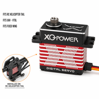 Servomoteur de queue XQ-POWER XQ-BLS8120H 20KG 12V HV Brushless Étanche Numérique à Engrenages Métalliques pour Hélicoptère RC 0.03s OEM Vente en Gros