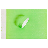 Bracelet Tyvek jetable personnalisable pour la santé, imprimable, étanche, simple, ultraléger, résistant aux déchirures, durable, souple, fin, blanc vierge